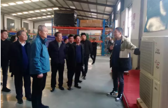 淄博市裝備制造業協會考察團蒞臨齊昊科技參觀指導