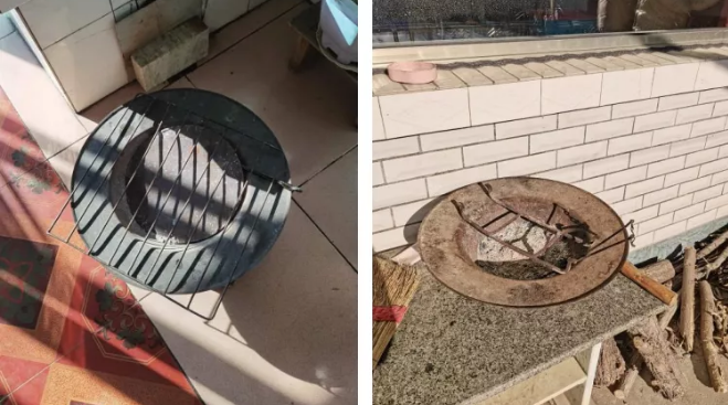 張同學當地村民以燒柴取暖為主，“灶連炕+小煤爐”是標配