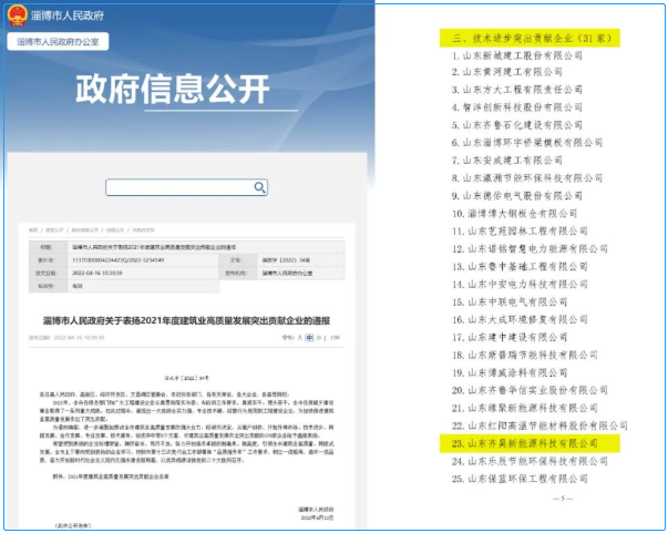 齊昊科技榮獲淄博市2021年度建筑業高質量發展技術進步突出貢獻獎2