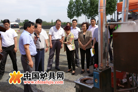王頂岐一行考察齊昊蘭炭、潔凈型煤專用采暖爐